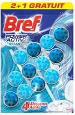 Bref Power Aktiv - Toiletblok - Ocean - 3x50g