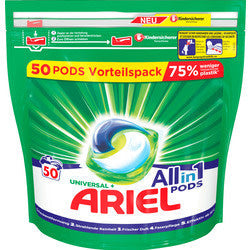 Ariel - Wasmiddel - Pods - All in 1 Pods - Universal + - 50Wb/1365g