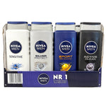 Nivea Men - Display - Douchegel - 4 Assortimenten - 16 Stuks