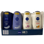 Nivea - Display - Douchegel - 4 Assortimenten - 12 Stuks x 500ml