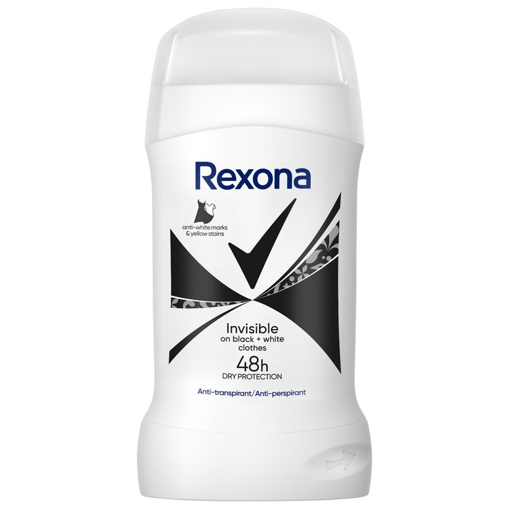 Rexona - Deodorant - Stick - Black & White Invisible - 50ml