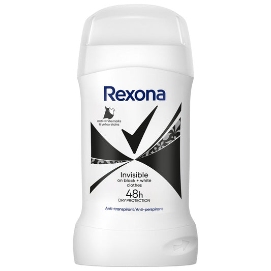 Rexona - Deodorant - Stick - Black & White Invisible - 50ml
