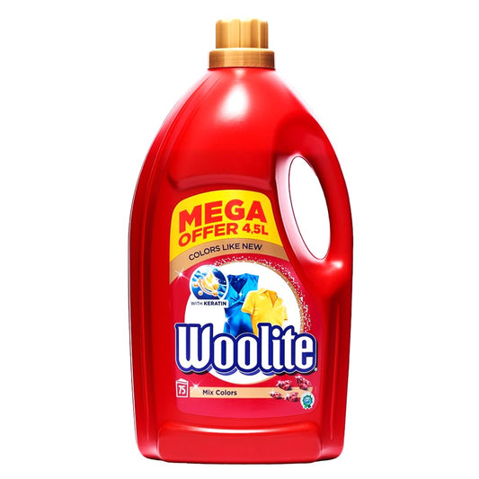 Woolite - Wasmiddel - Vloeibaar - Mix Colors - With Keratin - 75Wb/4,5L