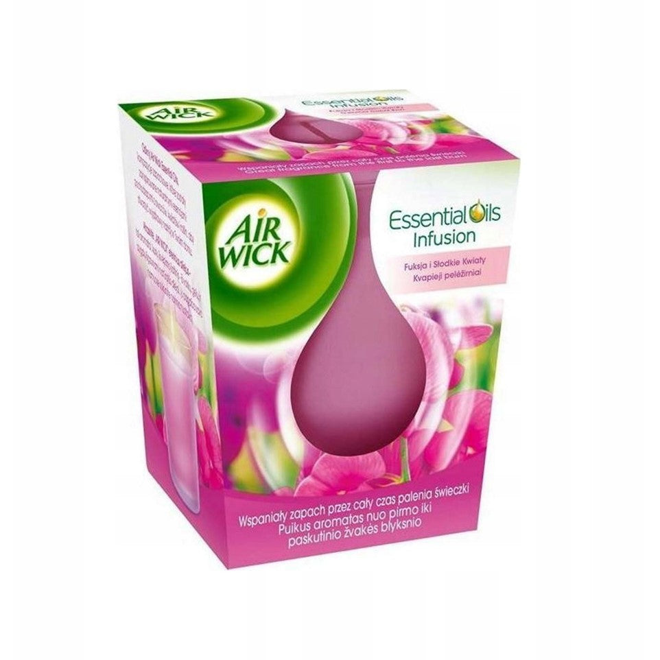 Air Wick - Geurkaars - Essential Oils - Summer Sweet Pea - 105g