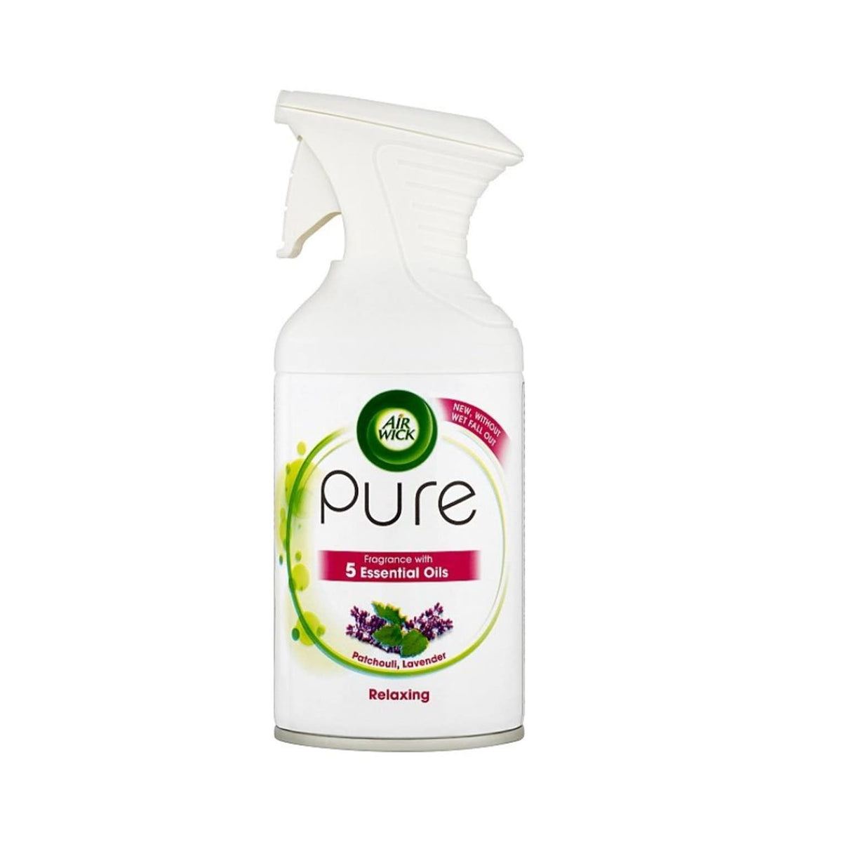 Air Wick - Luchtverfrisser - Spray - Relaxing - 5 Essantial Oils - Pathouli & Lavender - 250ml