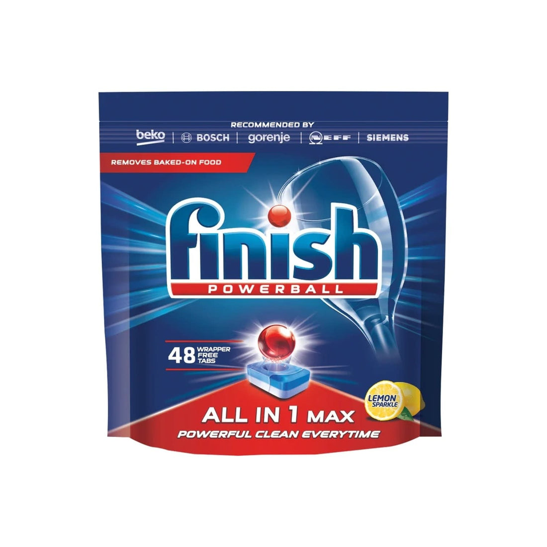 Finish Powerball - Vaatwas - Tablet - All in 1 Max - Citroen - 48 Tabs