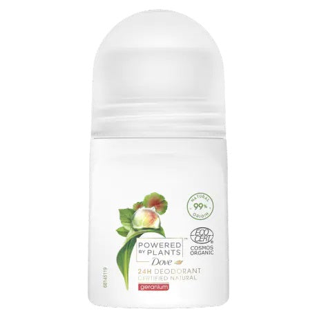 Dove - Deodorant - Roller - Powered By Plants - Geranium - 50ml