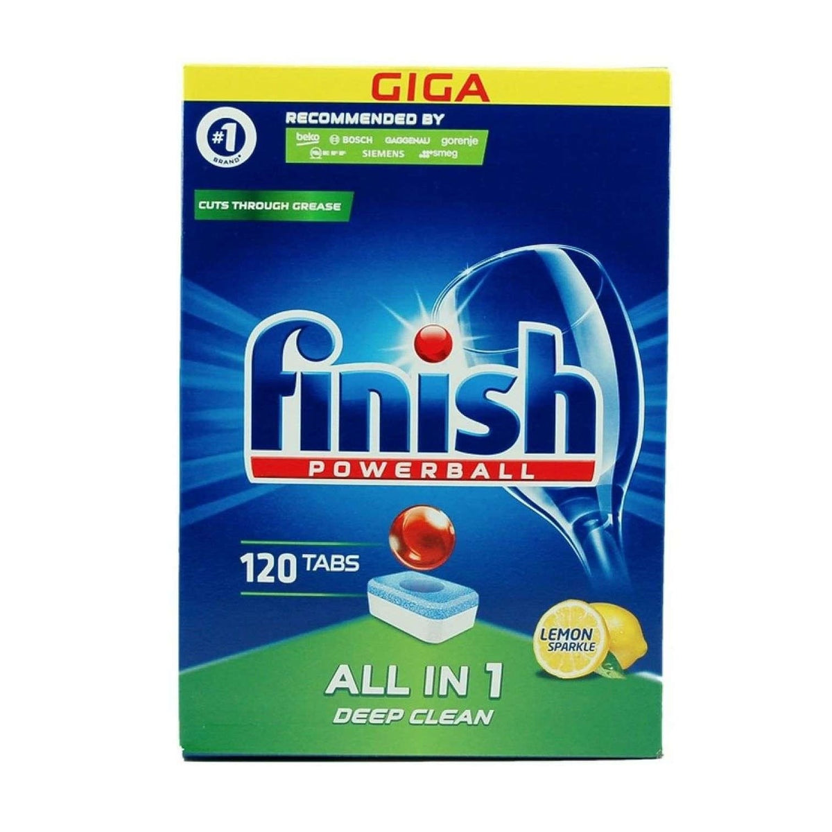 Finish Powerball - Vaatwas - Tablet - Deep Clean - 120 Tabs