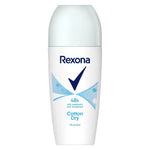 Rexona - Deodorant - Roller - Cotton Dry - 48H - 50ml