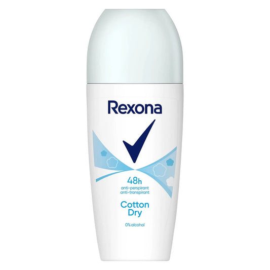 Rexona - Deodorant - Roller - Cotton Dry - 48H - 50ml