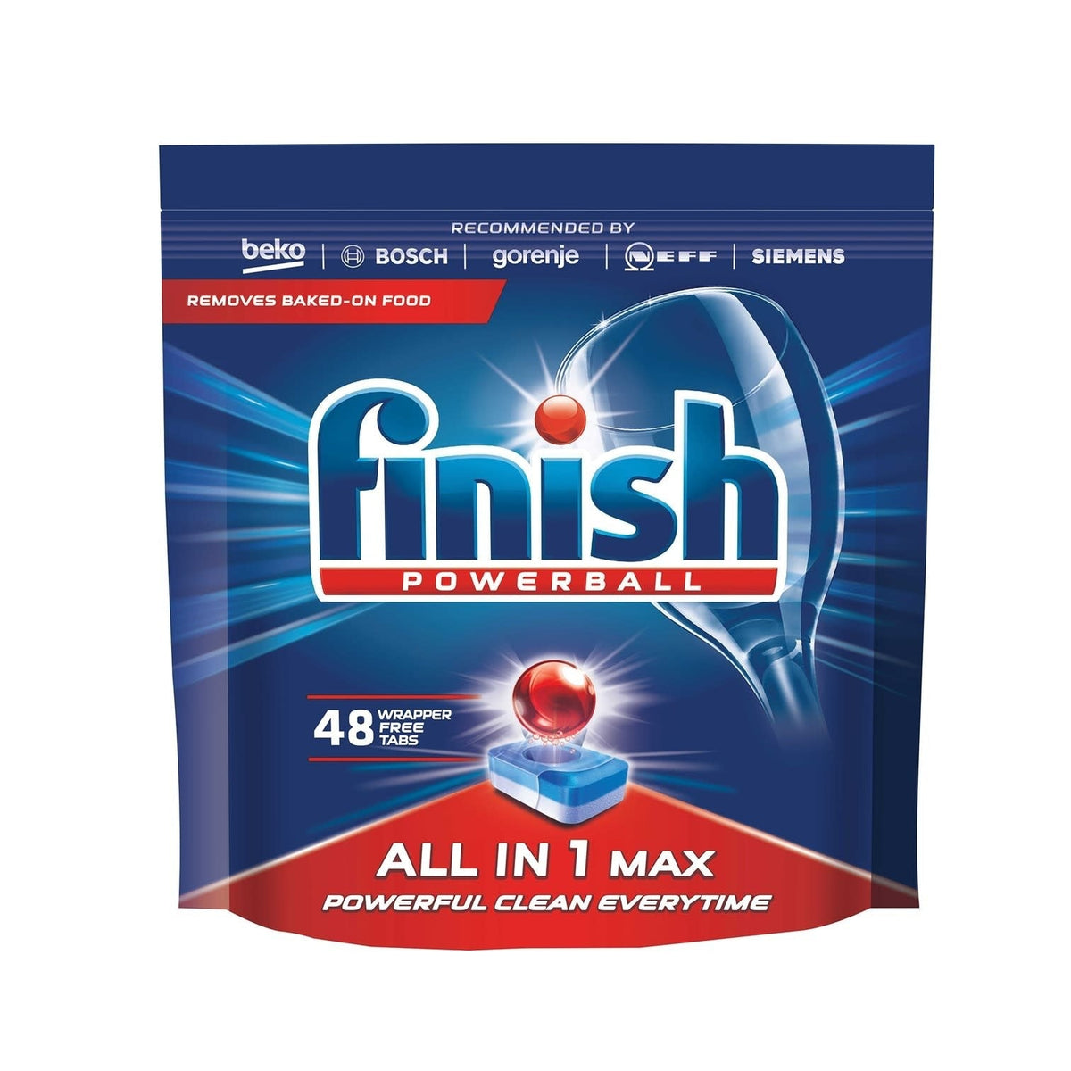 Finish Powerball - Vaatwas - Tablet - All in 1 Max - 48 Tabs