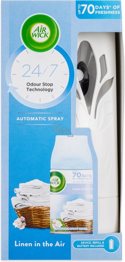 Air Wick - Luchtverfrisser - Starterset - Linen In The Air - 250ml