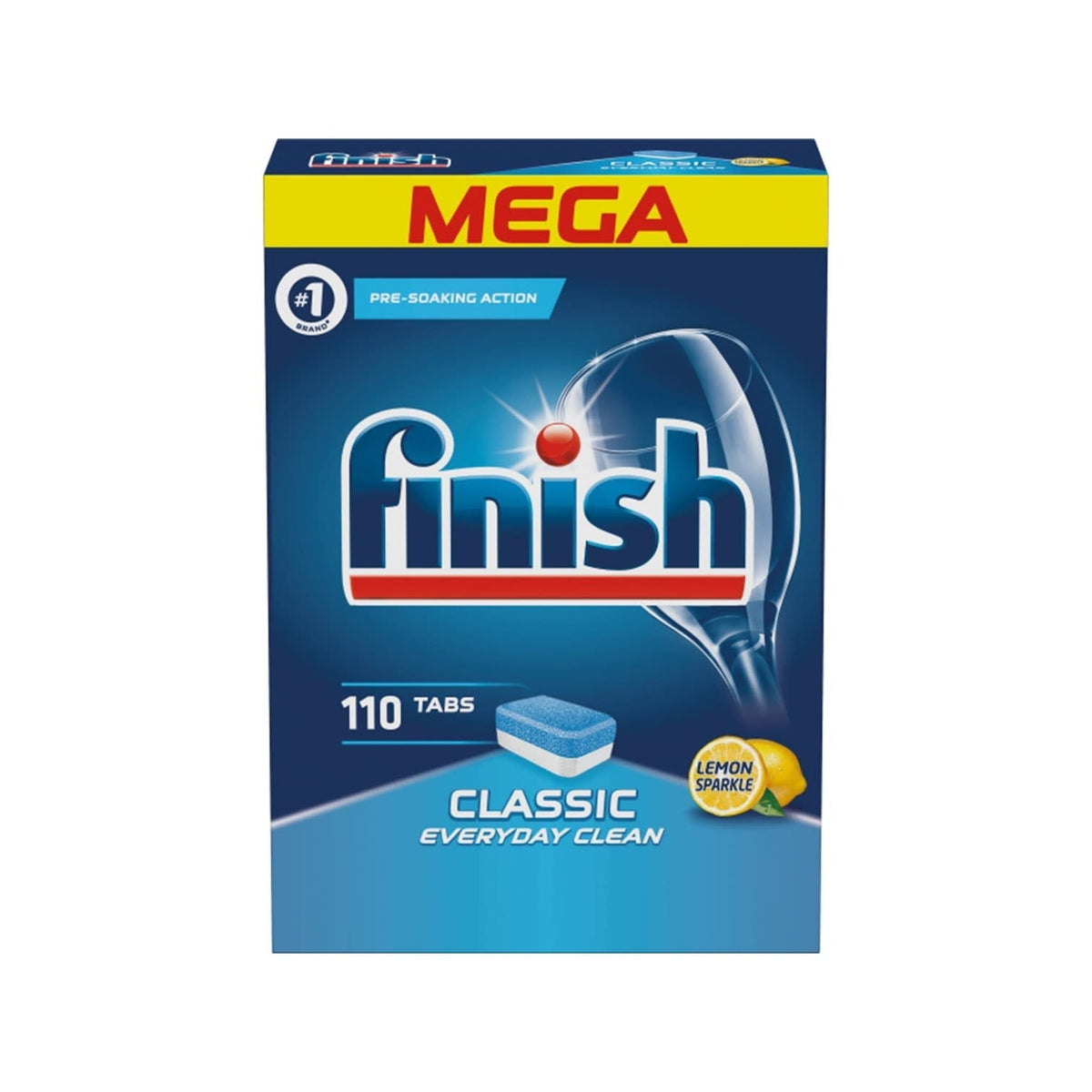 Finish - Vaatwas - Tablet - Classic - Everyday Clean - Lemon - 110 Tabs