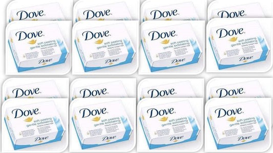 Dove Zeep – Gentle Exfoliating - Voordeelverpakking 8 x 2 Stuks