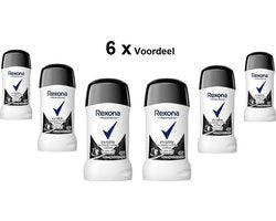 Rexona Motion Sense Invisible on Black & White Deodorant Stick 6 x 40 ml.