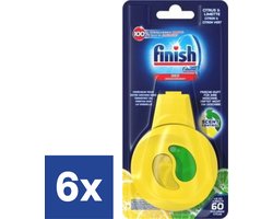 Finish Vaatwas Odor Stop Lemon & Lime - 6 x 4 ml