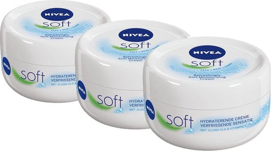 Nivea Soft Crème - 3 x 200 ml