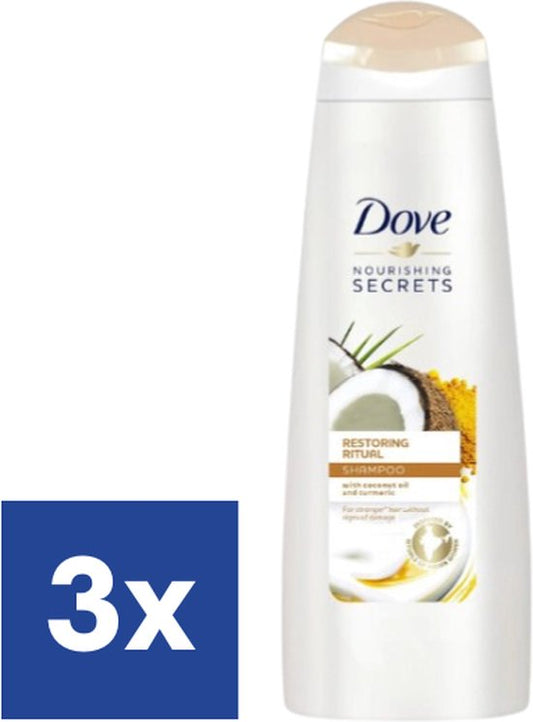 Dove - Shampoo - Restoring Ritual - 250ml x 3