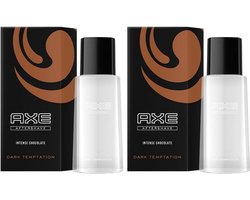 Axe Men Intense Chocolate Dark Temptation Aftershave - 2 x 100 ml