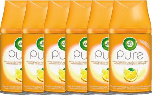 Air wick Freshmatic navulling - mediterranean sun - 6 x 250 ml - voordeelverpakking