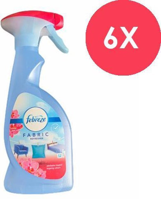 Febreze Textielverfrisser Spray - Thai Orchid - 6 x 375 ML - Voordeelverpakking