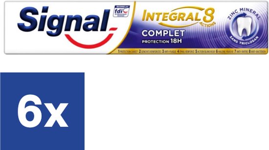 Signal Integral 8 Complete Tandpasta - 6 x 75 ml