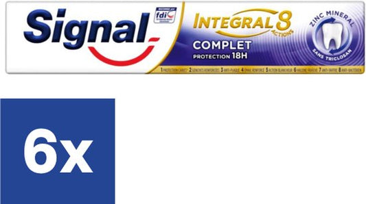 Signal Integral 8 Complete Tandpasta - 6 x 75 ml