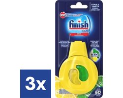 Finish Vaatwas Odor Stop Lemon & Lime - 3 x 4 ml