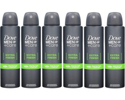 Dove Men Care Extra Fresh Deo Spray - 6 x 150 ml