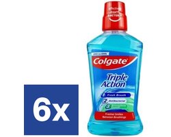 Colgate Mondwater Triple Action - 6 x 500 ml