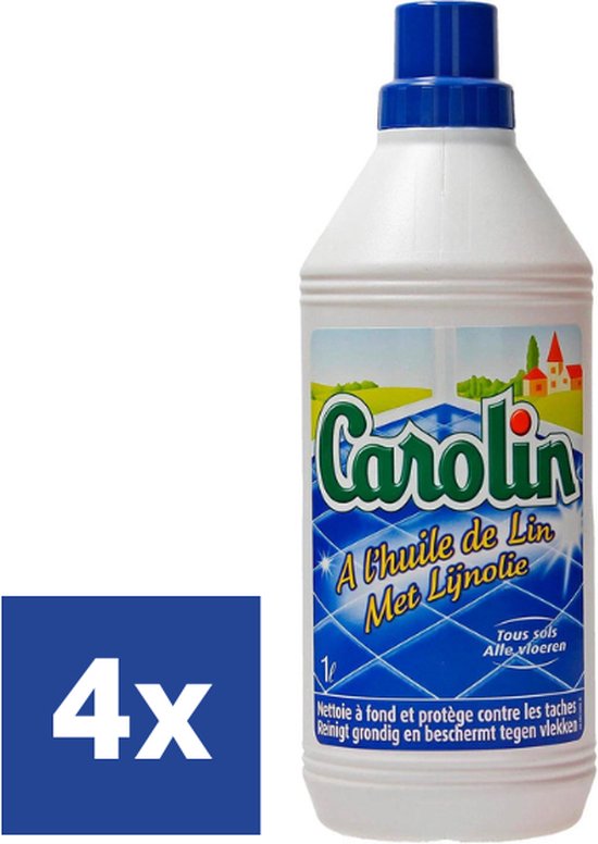 Carolin met lijnolie - 4 x 1 l