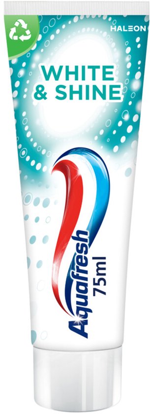 Aquafresh Tandpasta White & Shine - 6 x 75 ml - Voordeelverpakking