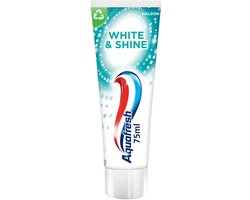 Aquafresh Tandpasta White & Shine - 6 x 75 ml - Voordeelverpakking