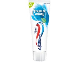 Aquafresh Tandpasta Freshmint Frisse Adem - 6 x 75 ml - Voordeelverpakking