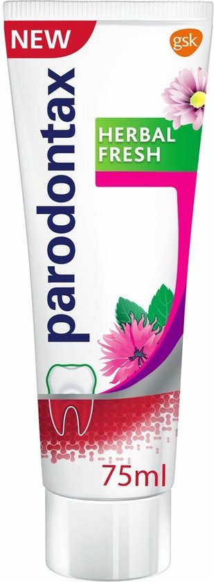 Parodontax - Tandpasta - Herbal Fresh - Bergamot & Mint - 75ml x 4