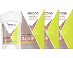 Rexona® Deo Stick - Maximum Protection Stress Control - 3 x 45 ml