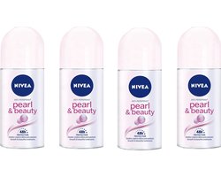 NIVEA® Deo Roller - Pearl & Beauty 4 x 50 ml