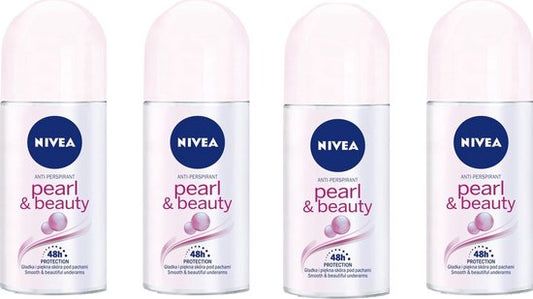 NIVEA® Deo Roller - Pearl & Beauty 4 x 50 ml