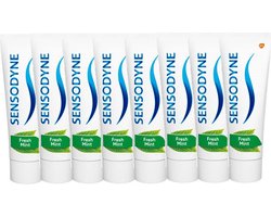 Sensodyne Tandpasta - Fresh Mint - 8 x 75 ml