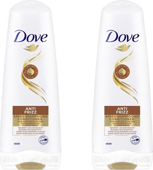 Dove Conditioner - Anti Frizz - 2 x 200 ml