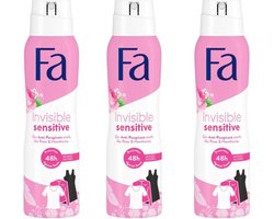 Fa Deospray – Invisible Sensitive - 3 x 150 ml