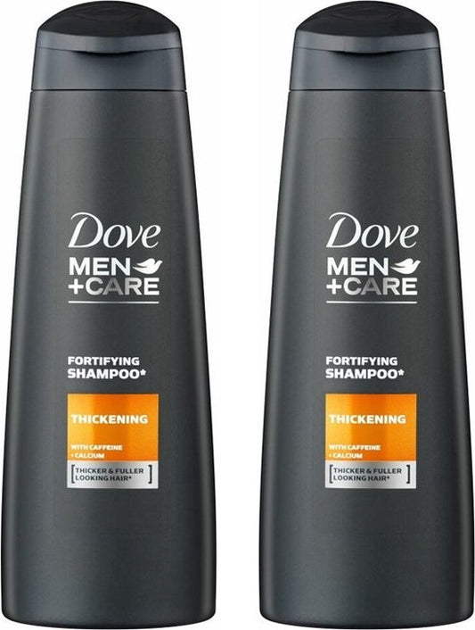 Dove Men+Care Thick Shampoo - 2 x 250 ml
