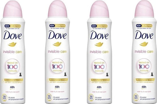 Dove Deo Spray Invisible Care 4 x 150 ml