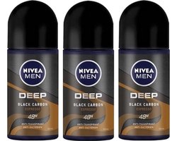 NIVEA Deo Roller Deep Espresso 3 x 50 ml