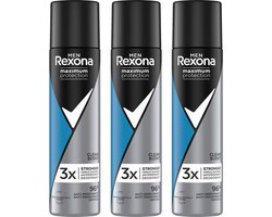 Rexona Men Maximum Protection - Deodorant - Spray - Clean Scent - 3x100ml voordeelverpakking