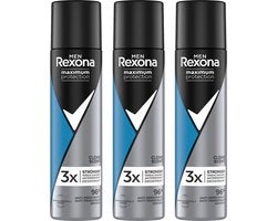 Rexona Men Maximum Protection - Deodorant - Spray - Clean Scent - 3x100ml voordeelverpakking