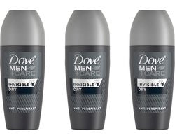 Dove Men - Deo Roller Invisible Dry - 3 x 50 ml