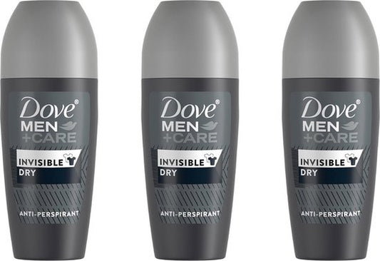 Dove Men - Deo Roller Invisible Dry - 3 x 50 ml