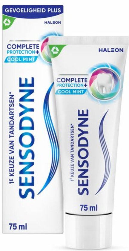 Sensodyne Tandpasta Complete Protection + Cool Mint - 3 x 75 ml - Voordeelverpakking