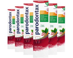 6x Parodontax Tandpasta Herbal Twist 75 ml